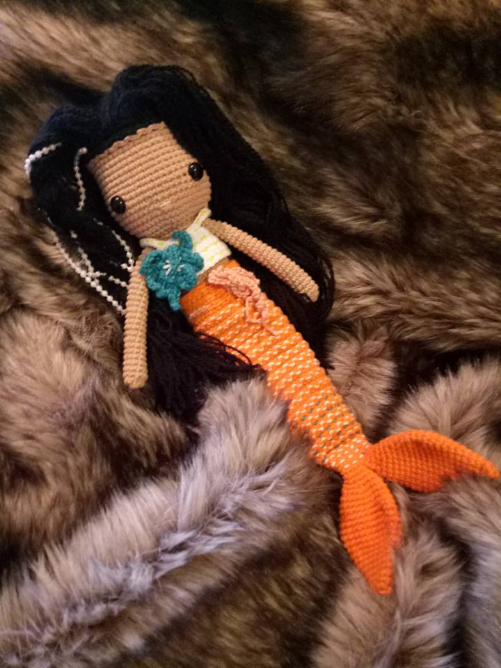 Pacifica Mermaid Doll Crochet Doll