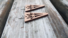 Load image into Gallery viewer, Earrings Māori Bamboo Engraved
