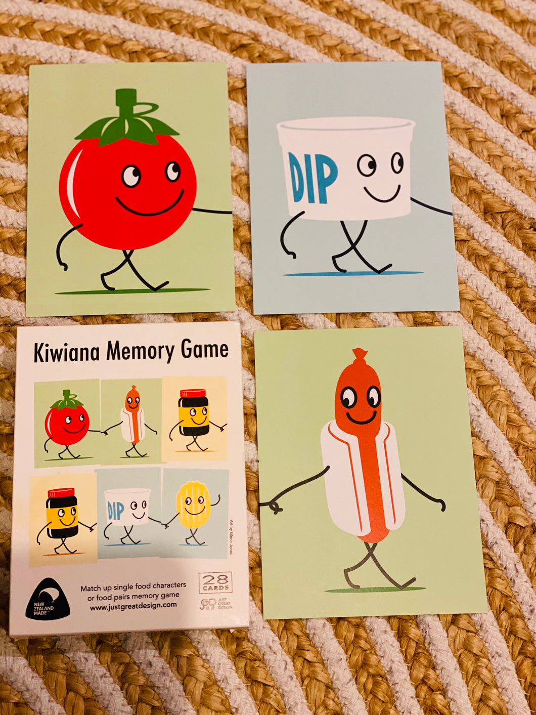 Kiwiana Memory Game (Large cards)