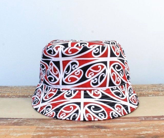Māori Design Bucket Hat Mangapore Miriama Smith